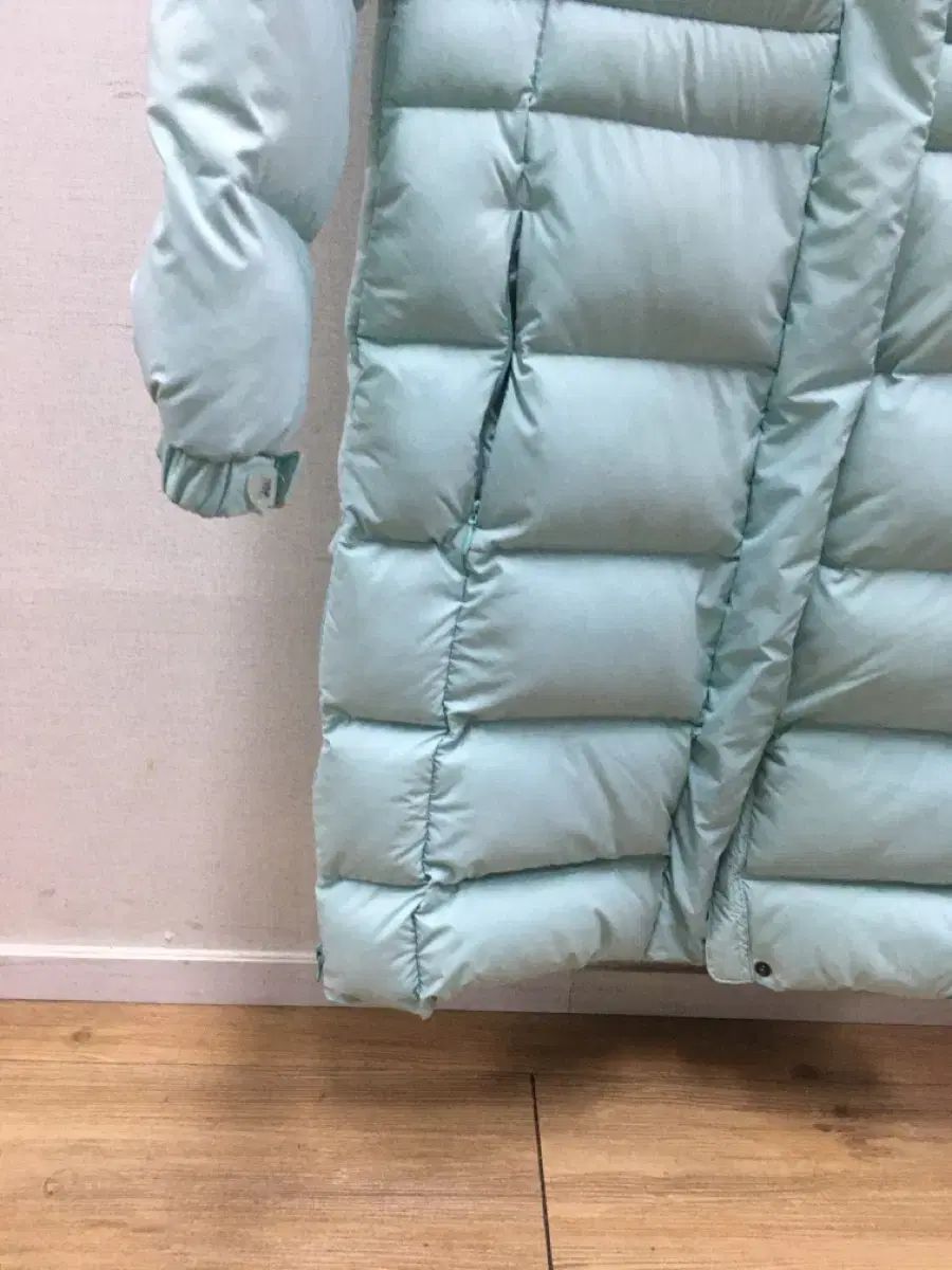  キッズ160号 ニュー ンス ミント ファー グースダウン ロング丈ダウンジャケット 女の子ダウン その他 ジャケット ブルゾン