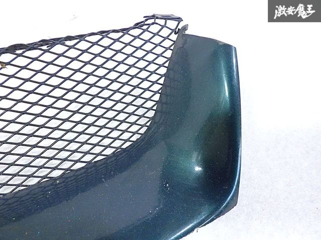 専用　クララ様 社外 S13 シルビア フロント ラジエーター グリル FRP メッシュ 緑ラメ