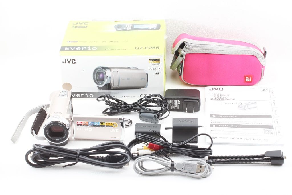 Victor・JVC GZ-E265-W エブリオJVC ビデオカメラ エブリオ ホワイト
