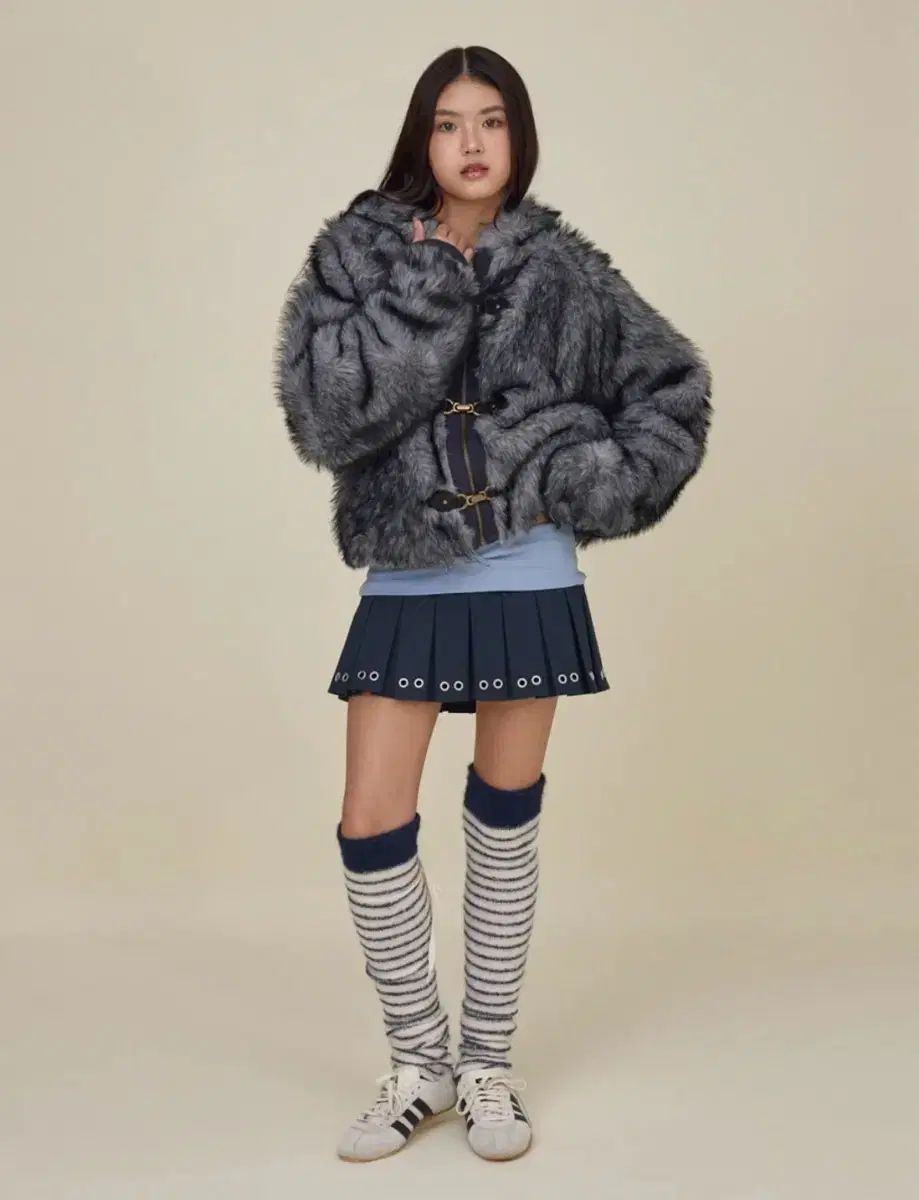 GLOWNY ファージャケット MOOR REVERSIBLE FUR JACKET