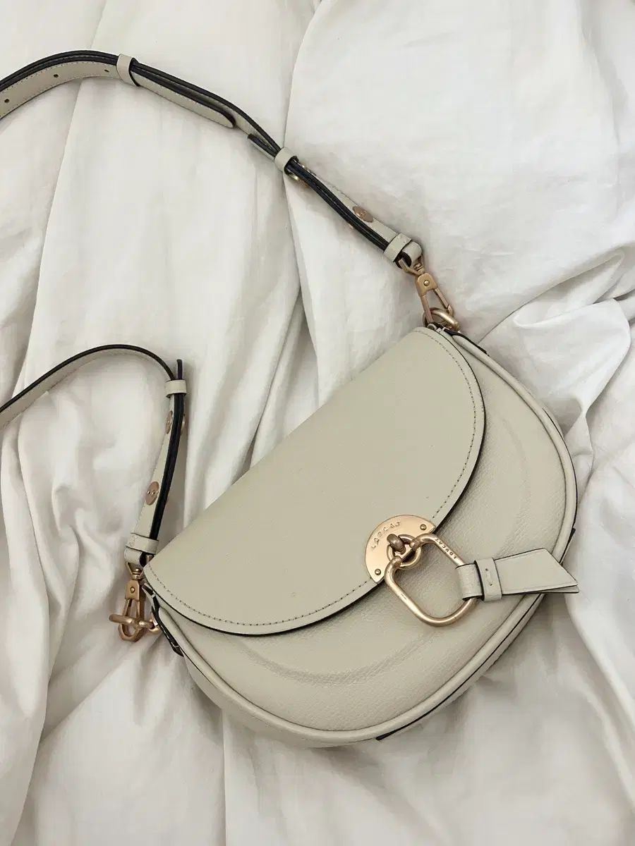 ラブキャット クロスバック バッグ アイボリー