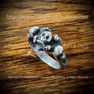 ネクロマンス ゴーストスカルリング 18号 新品】シルバーハート&スカルリング 8号 NECROMANCE ネクロマンス 骸骨