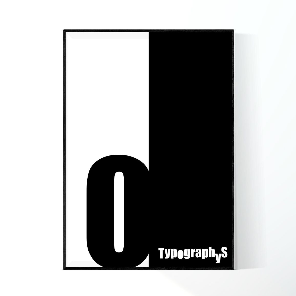 A4サイズ】TYPOGRAPHYS アートポスター（#0） - TYPOGRAPHYS POSTER