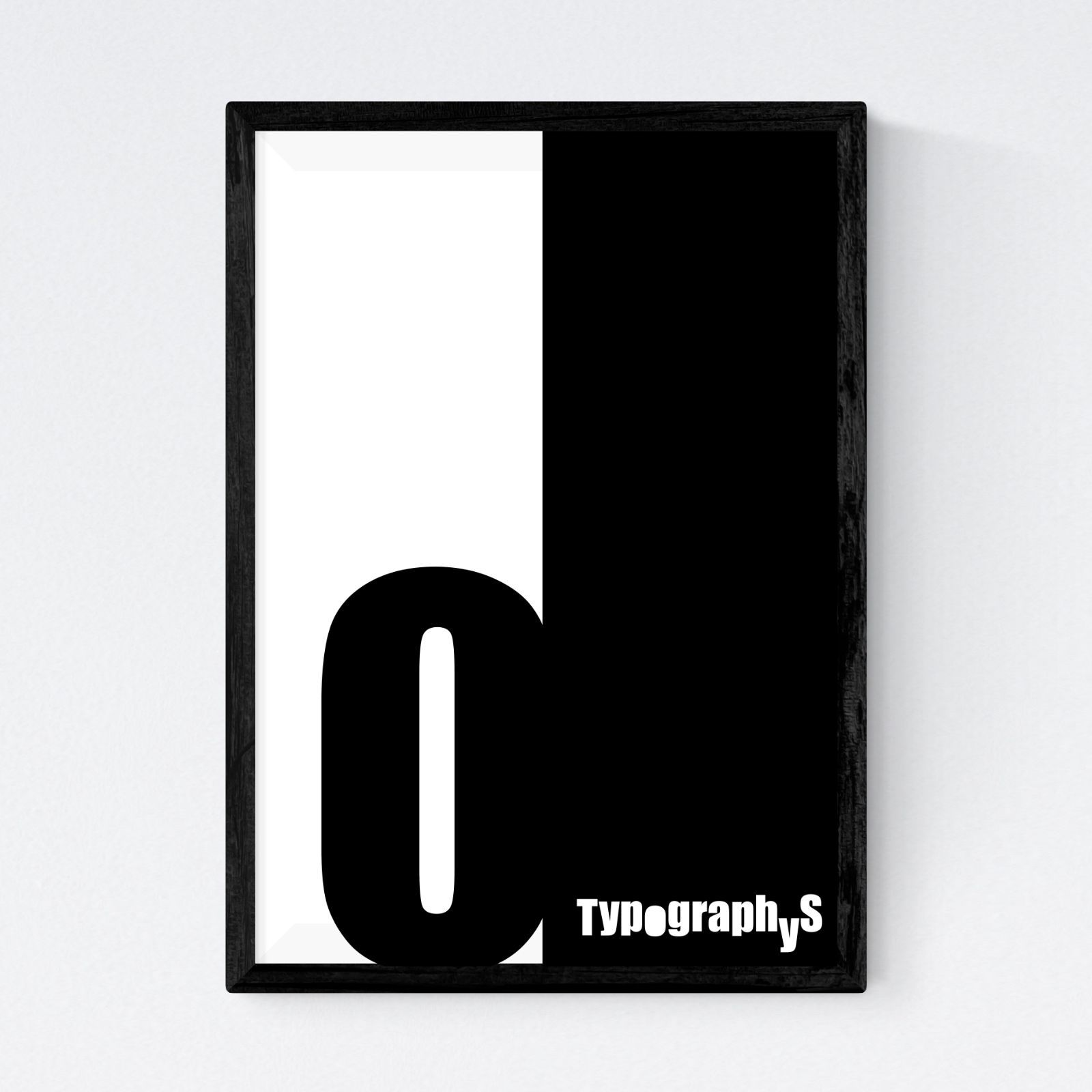 A4サイズ】TYPOGRAPHYS アートポスター（#0） - TYPOGRAPHYS POSTER