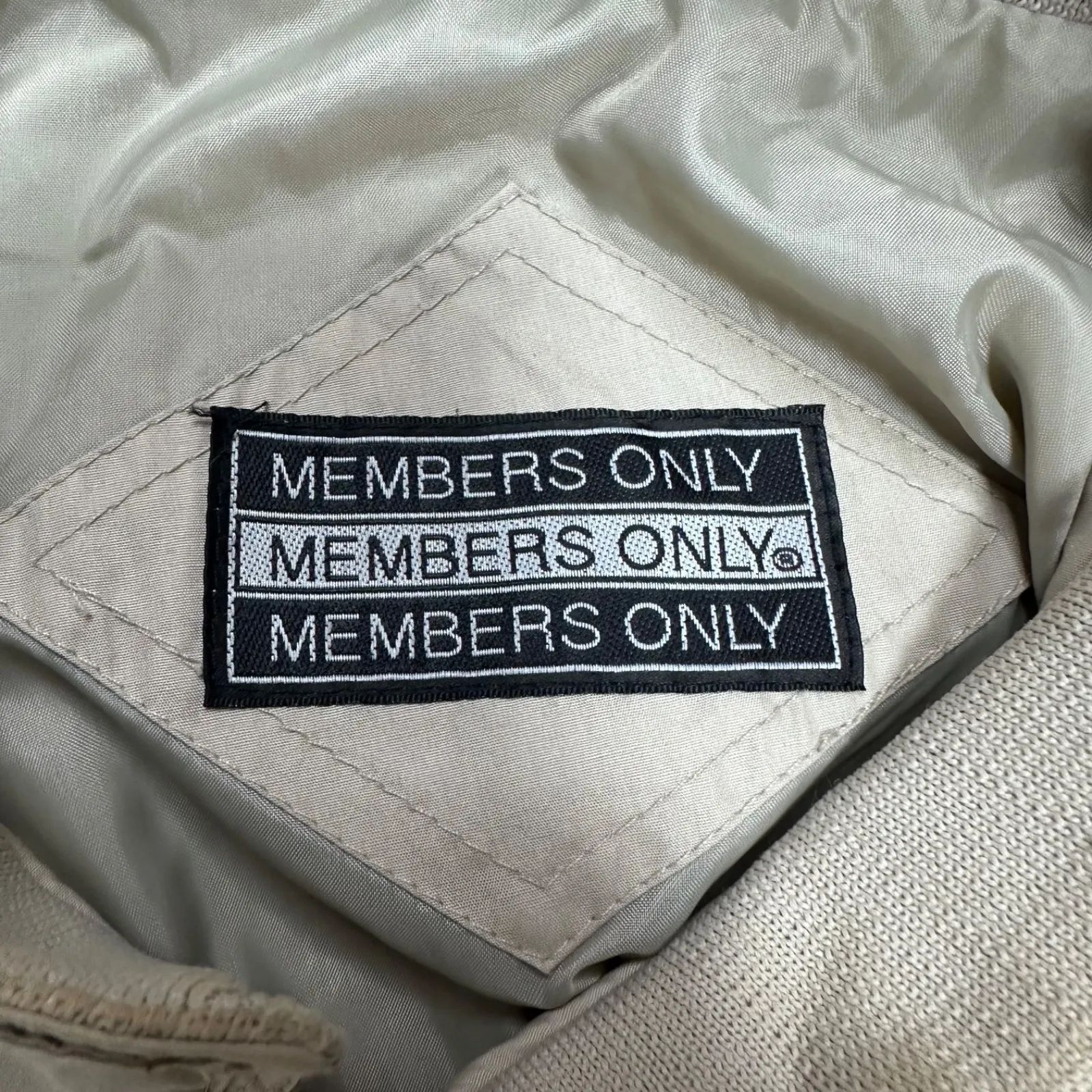 ビックサイズ メンバーズオンリー 90sレーサー ジャケット MEMBERS 