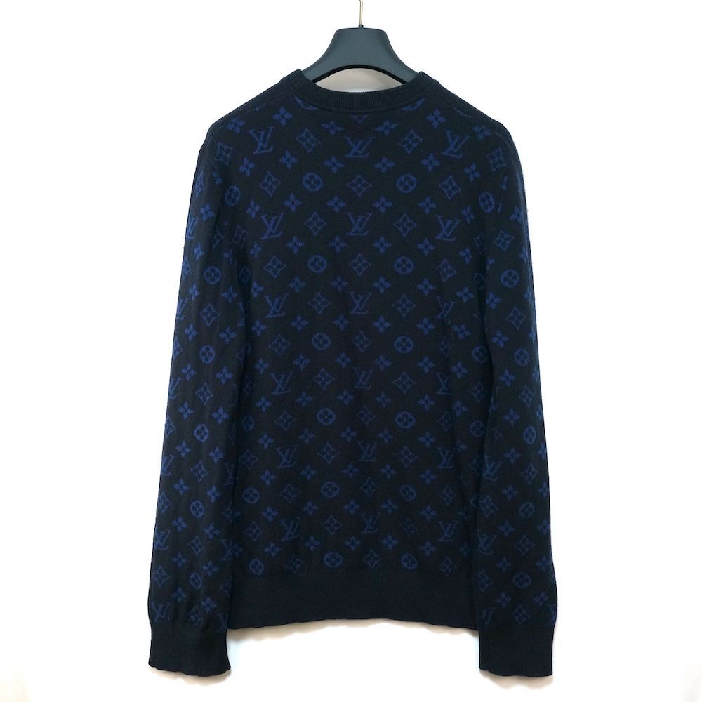 LOUIS VUITTON ルイヴィトン カシミヤ ウール 切り替えし モノグラム