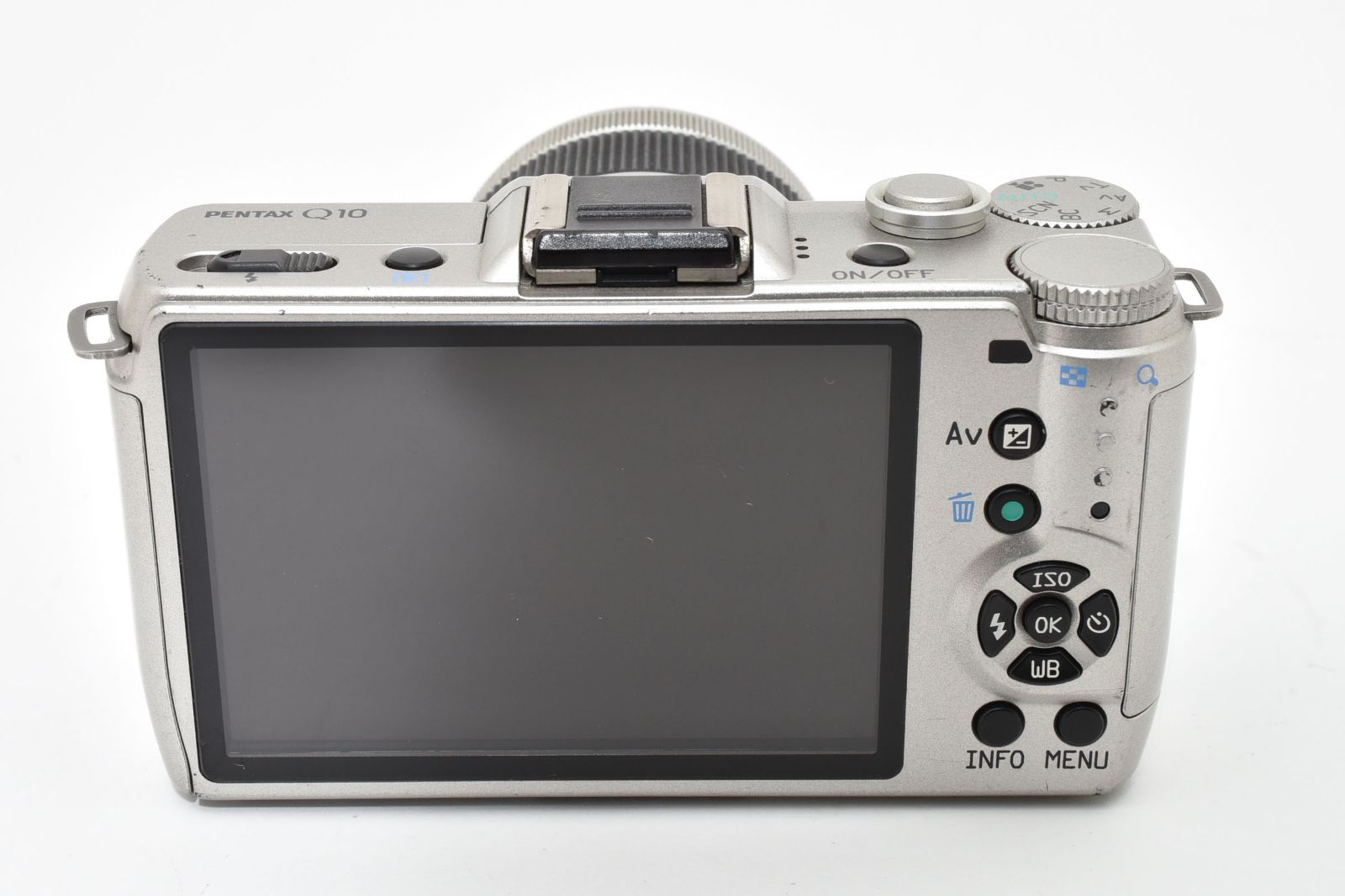 ☆良品☆ペンタックス PENTAX Q10 シルバー レンズキット 5-15mm F2.8