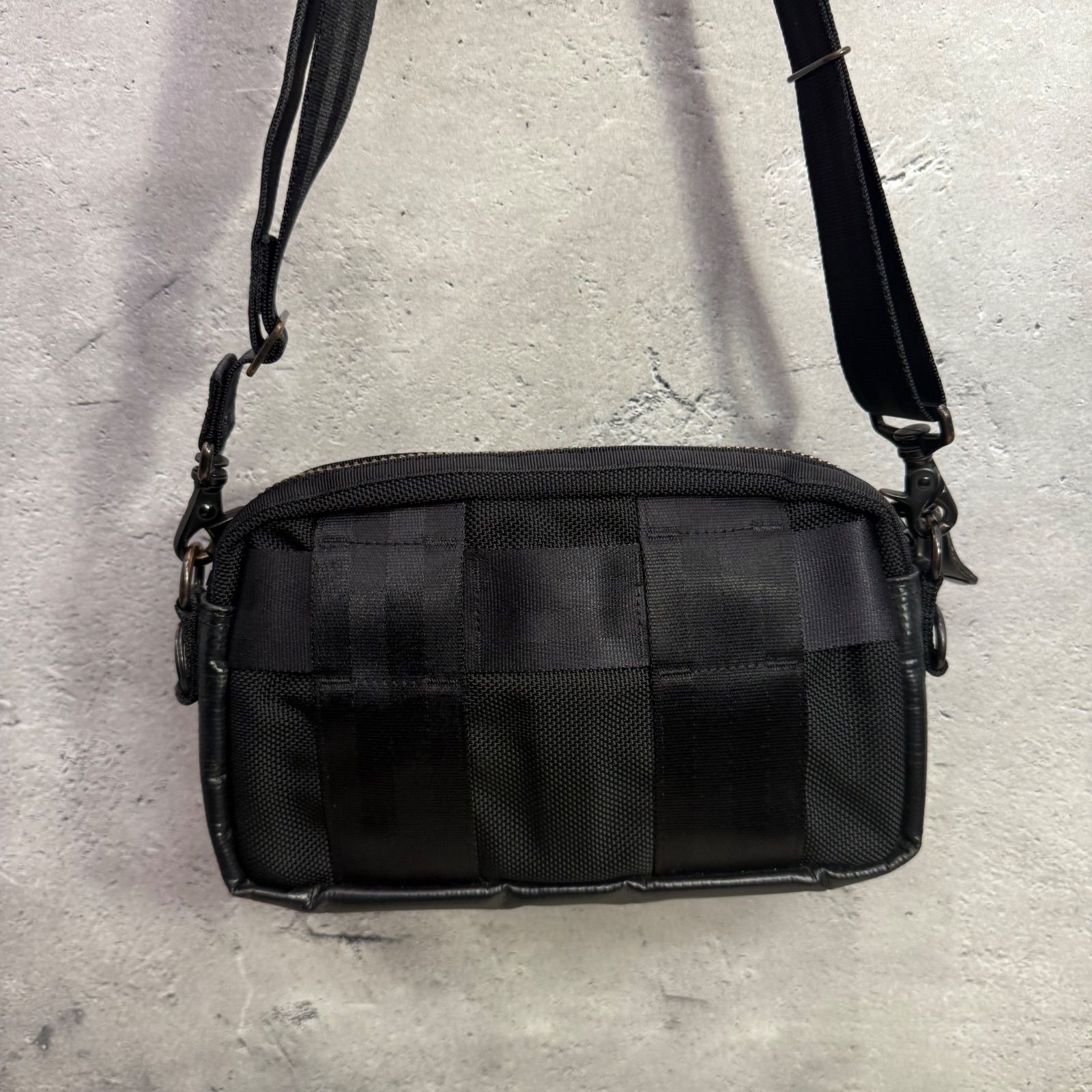 PORTER ポーター HEAT ヒート ショルダーバッグ タフナイロン×レザー 