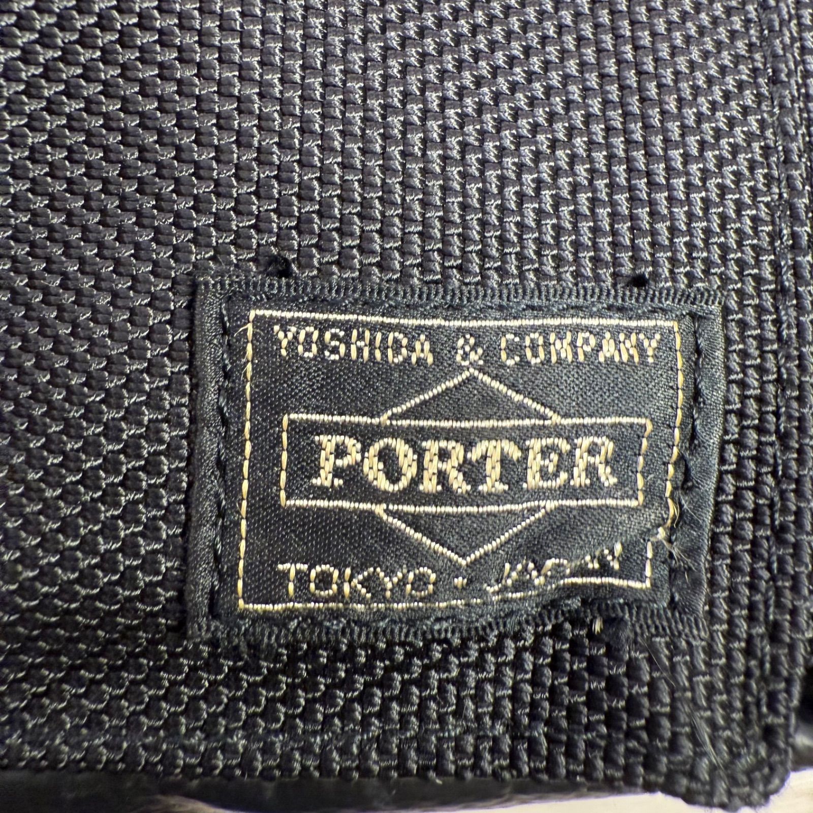 PORTER ポーター HEAT ヒート ショルダーバッグ タフナイロン×レザー 23 cm コンパクト 斜め掛け メンズ ブラック 強靭 耐久モデル 吉田カバン ワンショルダー