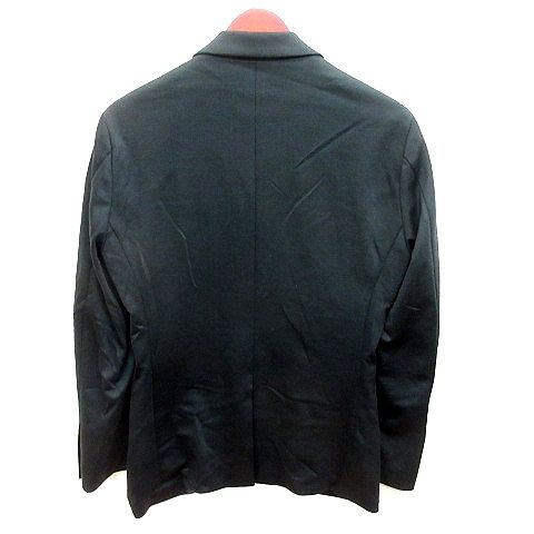 エディフィス EDIFICE ジャケット テーラード 背抜き M 黒 ブラック