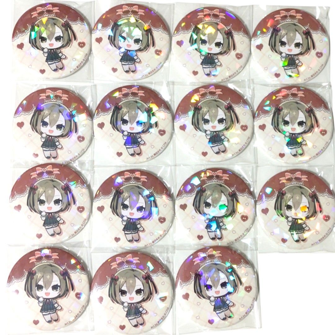 送料無料 24時間以内発送 未使用 15点セット MEIKO ホログラム缶バッジ