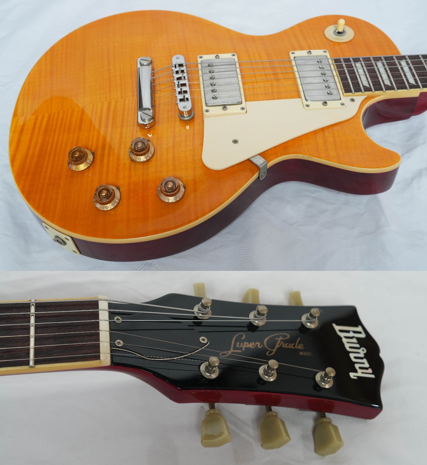 ☆Burny☆RLG-55 VLD Vintage Honey Sunburst レスポールスタンダード