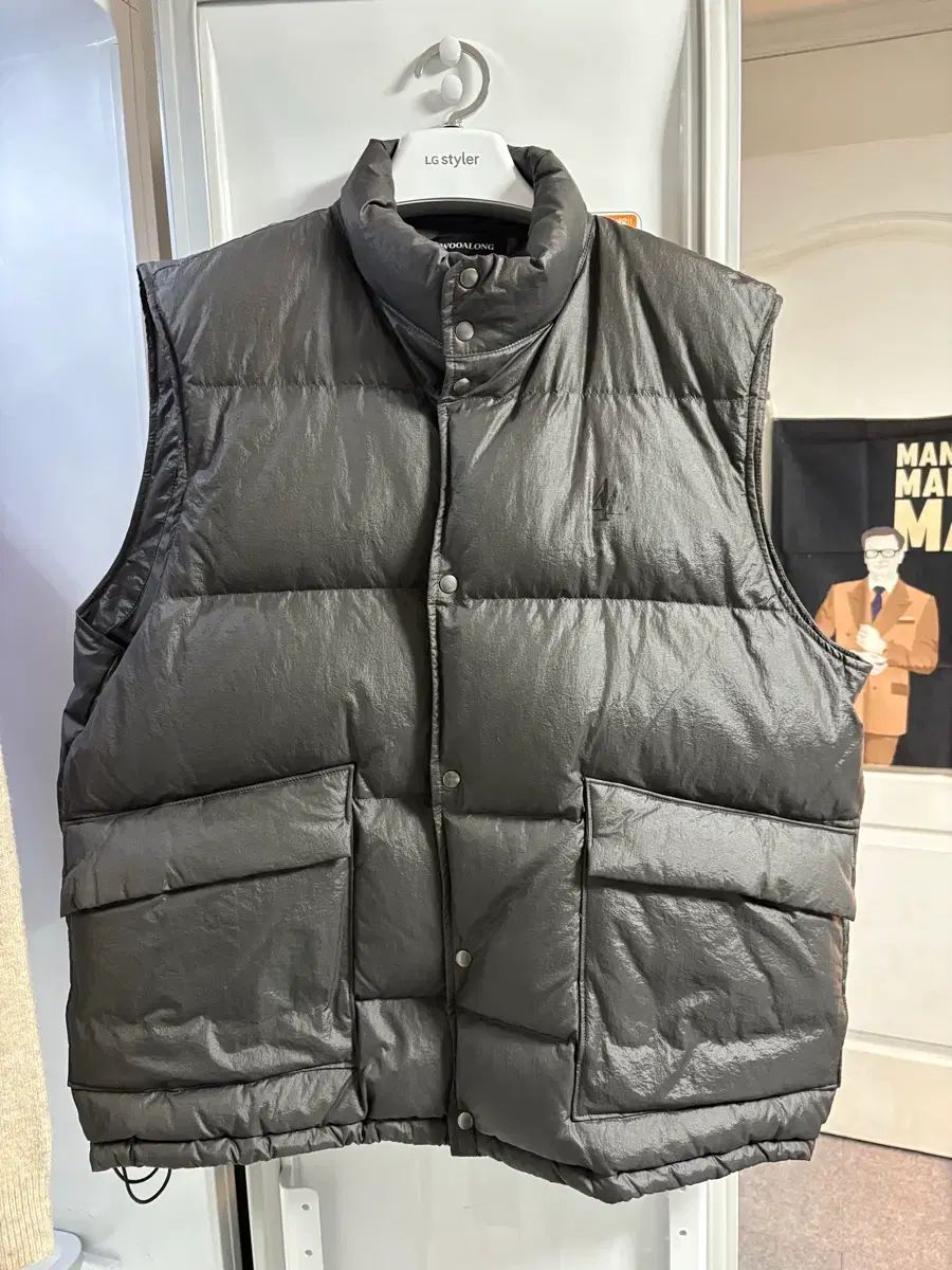 WOOALONG ダウン ロング ベスト