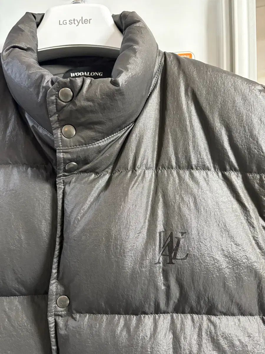 WOOALONG ダウン ロング ベスト テーラードジャケット 秋コーデ