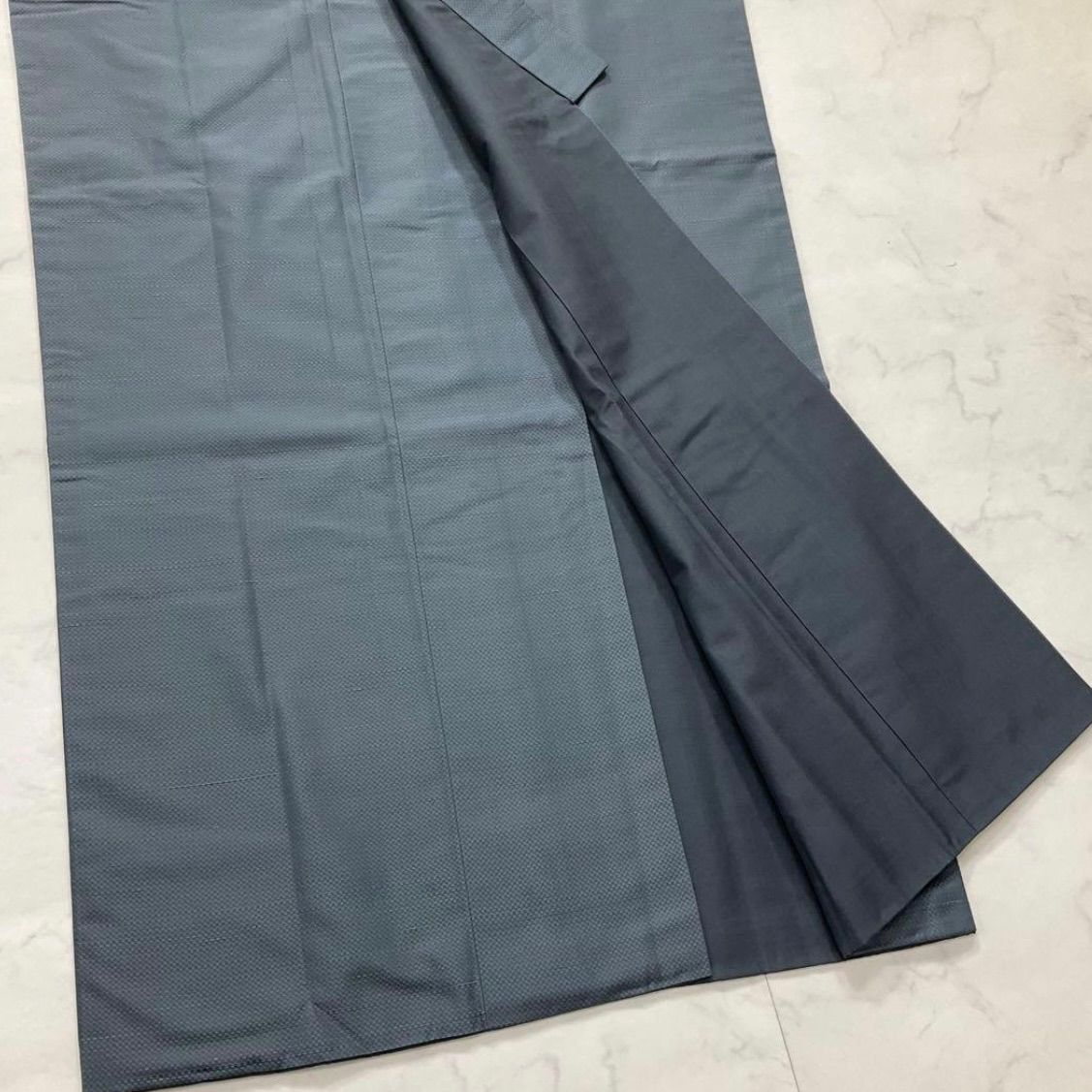  ⬛️ kimomo one⬛️男前屋⬛️厳選⬛️男着物⬛️変わりお召し織⬛️市松模様⬛️袷⬛️裄73 5丈136⬛️男着物男長羽織男襦袢男袴角帯男帯 着物 着物 浴衣