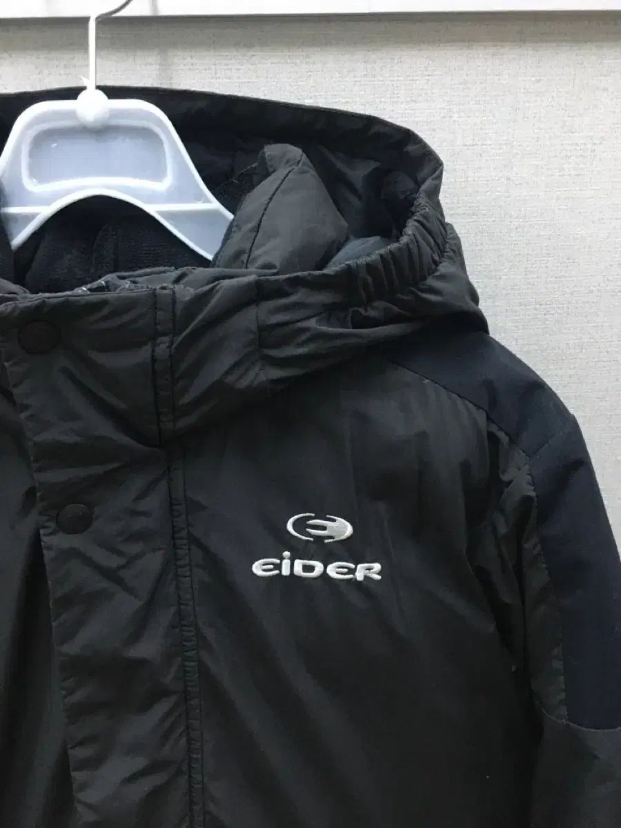 キッズ140号 アイダー ブラック グースダウン ダウンジャケット ロング丈