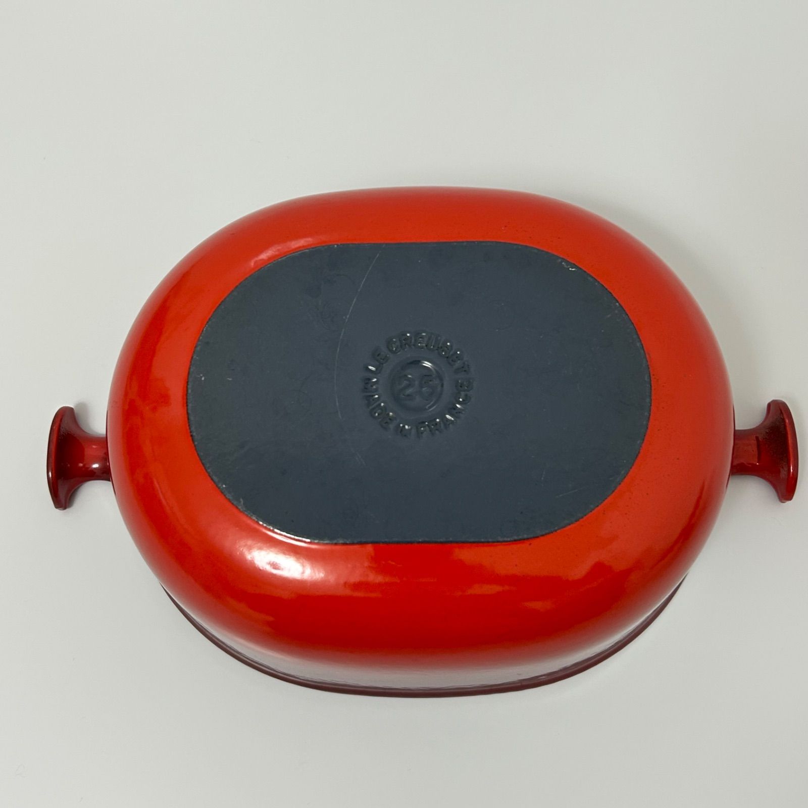 希少 ヴィンテージ LE CREUSET ル・クルーゼ オーバル エンゾマリ 25cm