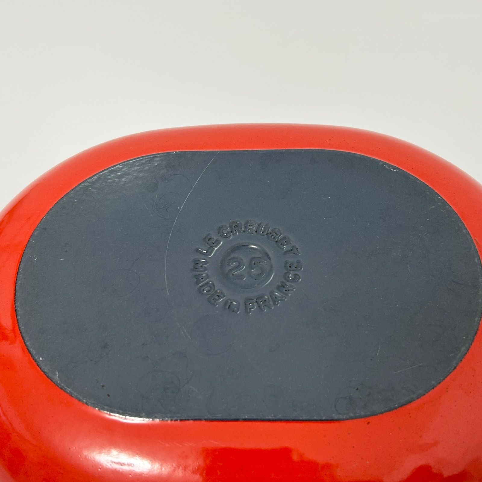 希少 ヴィンテージ LE CREUSET ル・クルーゼ オーバル エンゾマリ 25cm