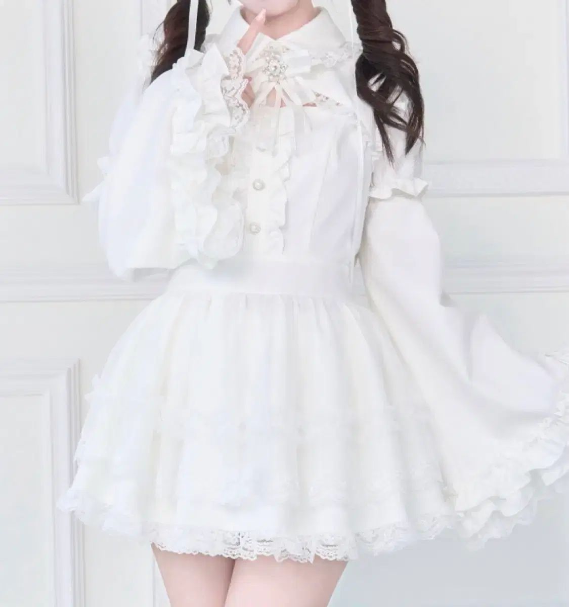 NoGenki ノゲンキ 袖 取り外し 白 セットアップ