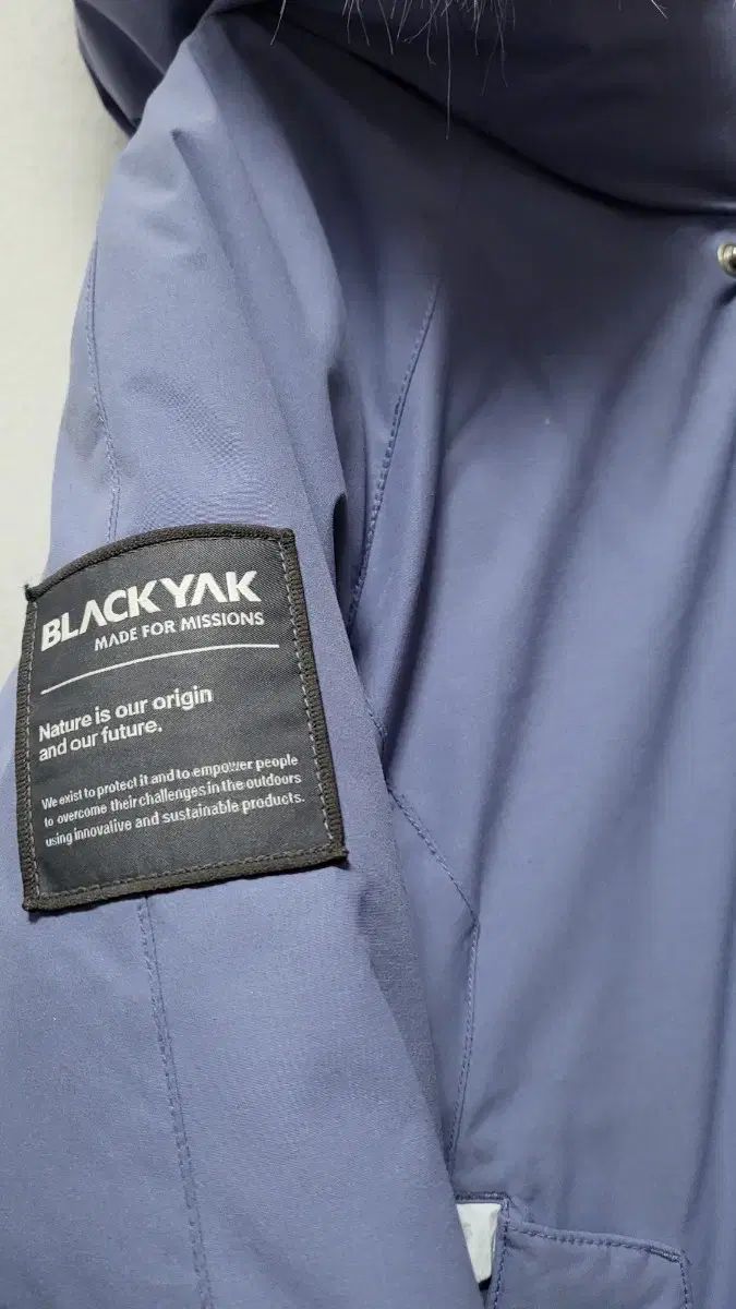 BLACK YAK ブラックヤク キッズ パープル ダックダウン ロング ダウン