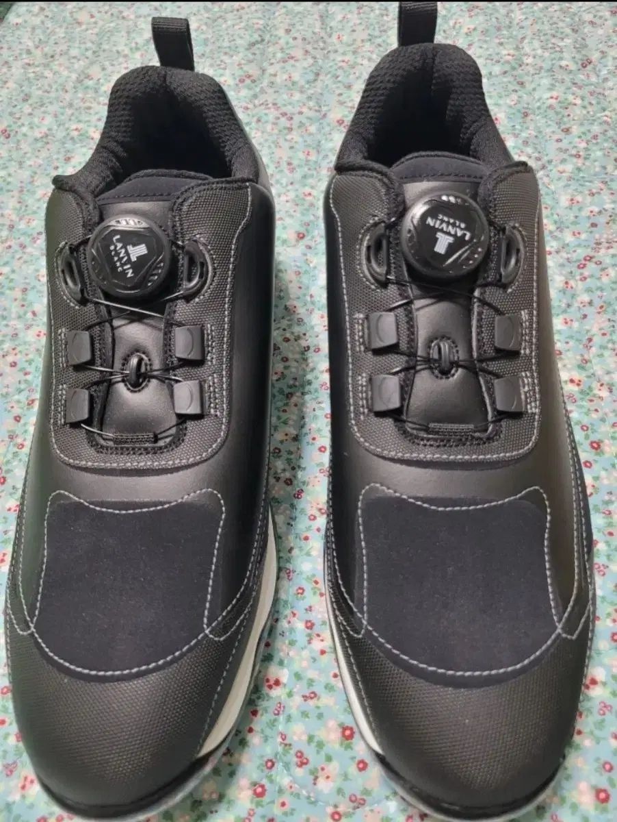 LANVIN BLANC ランバンブラン ブラック ゴルフシューズ 270