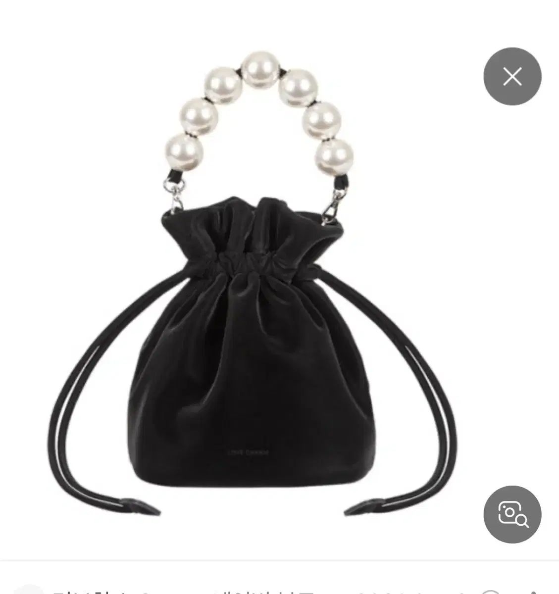 LOVECHARM パール バケットバッグ