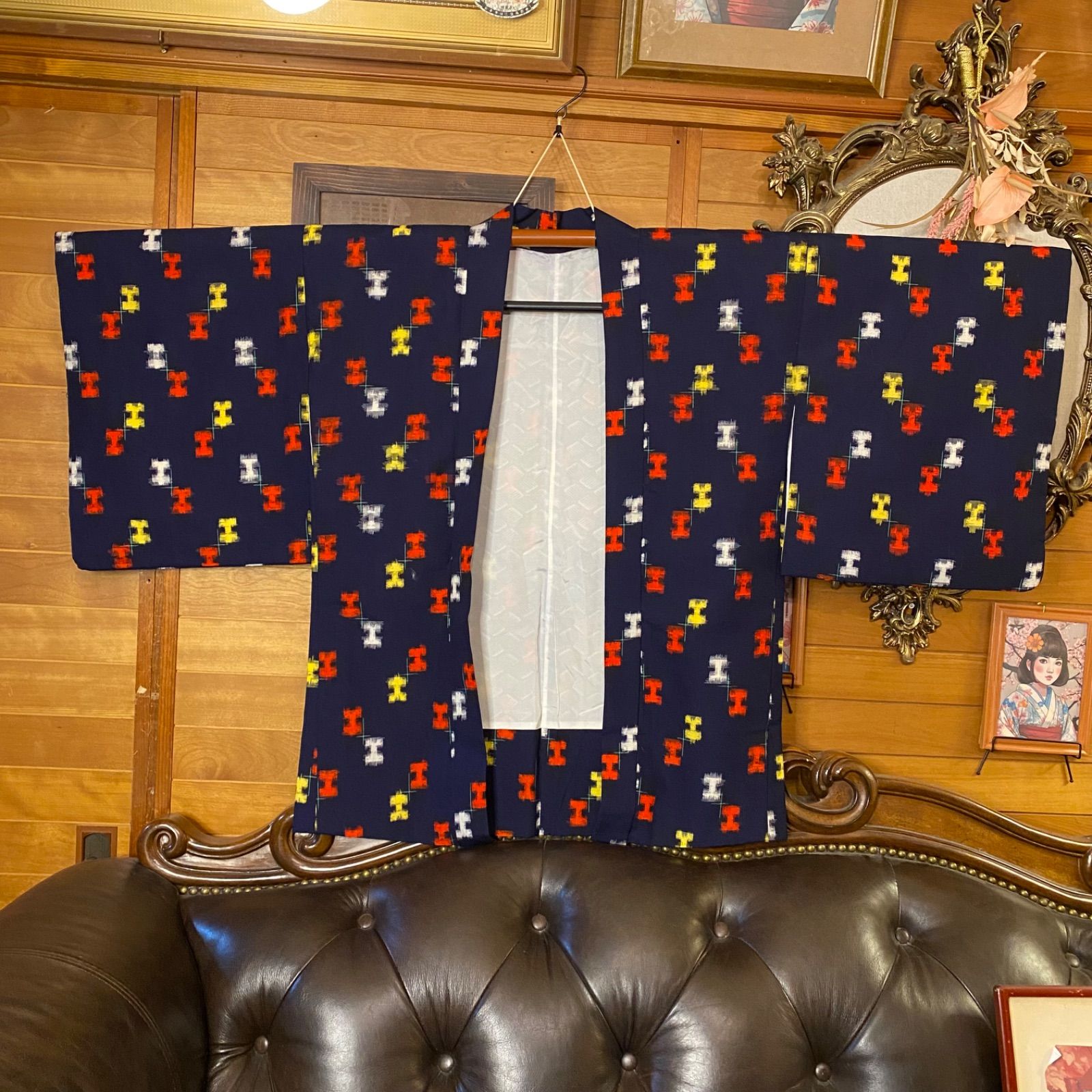 和洋折衷セミロングワンピース 着物アンサンブル