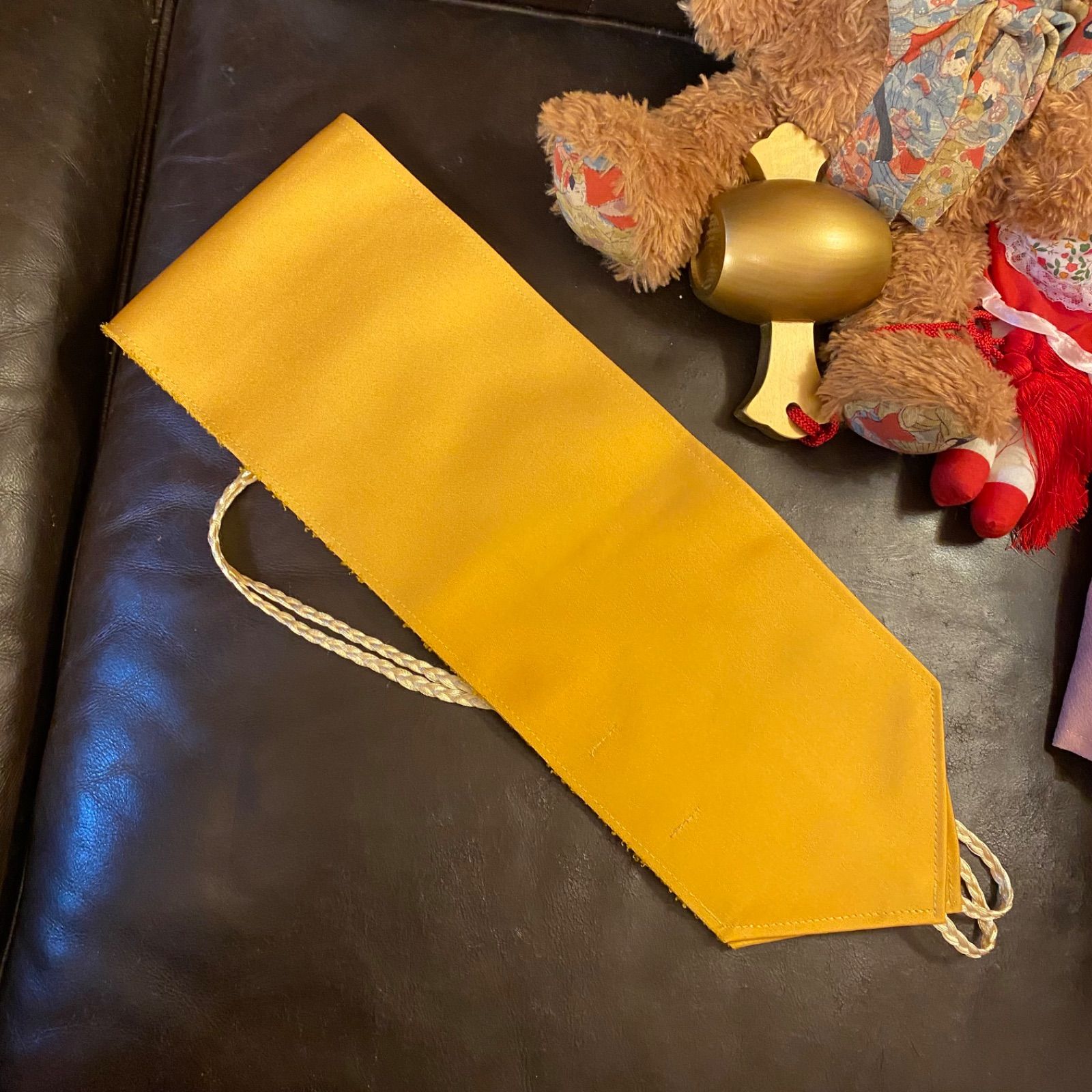 帯サッシュベルト付き