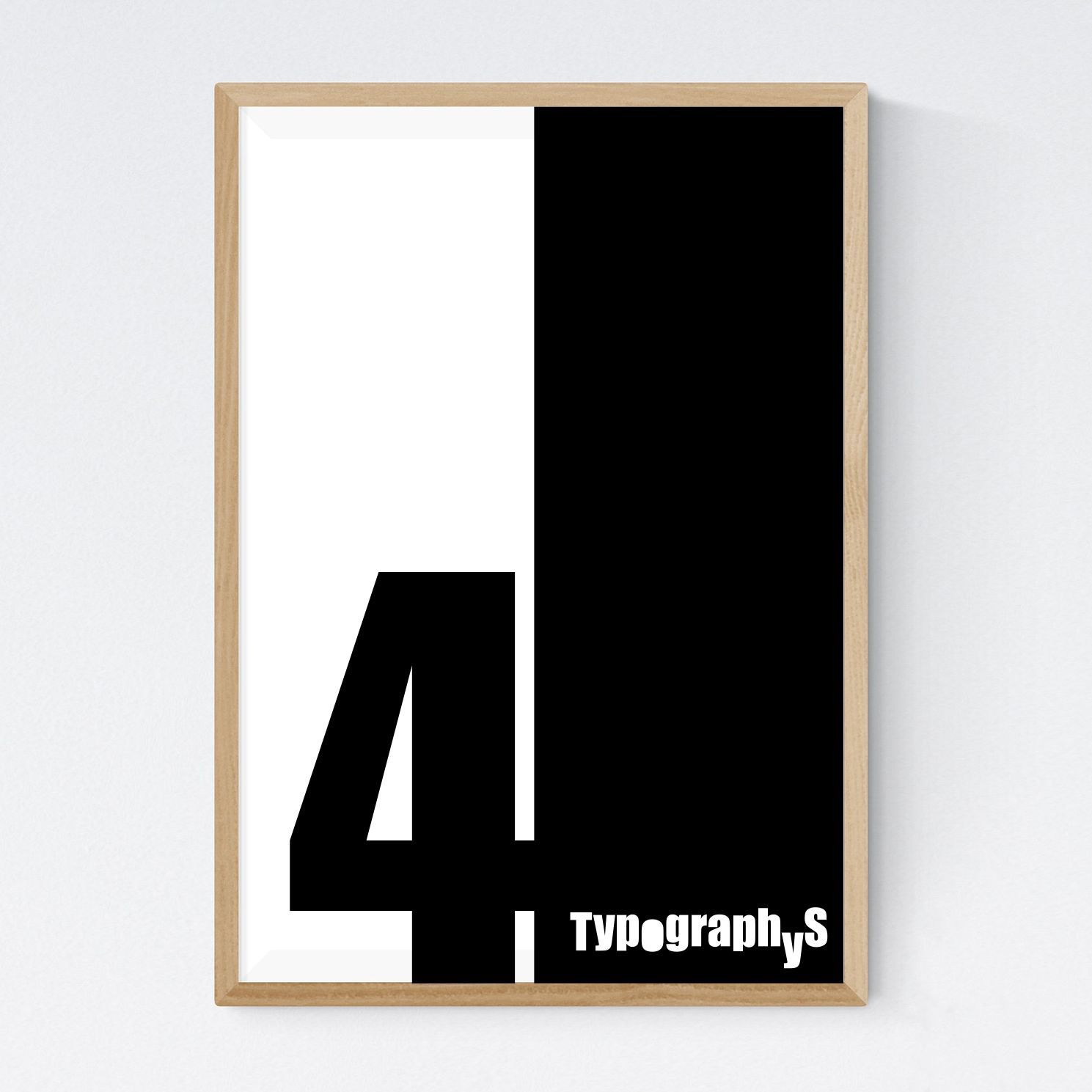 A4サイズ】TYPOGRAPHYS アートポスター（#4） - メルカリ