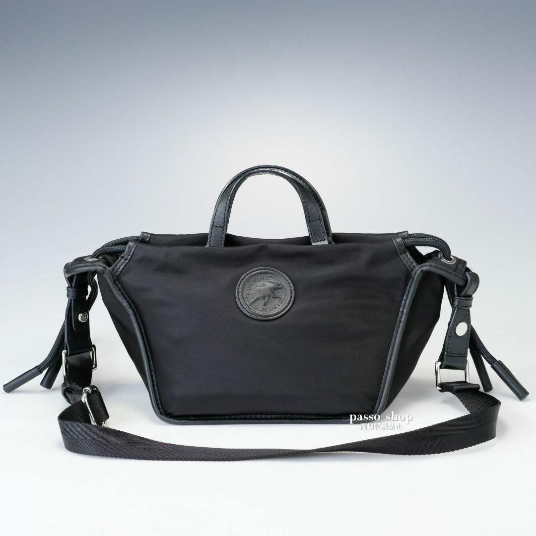 【美品】ハンティングワールド ショルダーバッグ　トートバッグ 2way 現行　黒 ✨美品✨ハンティングワールド 2way ショルダーバッグ ハンドバッグ