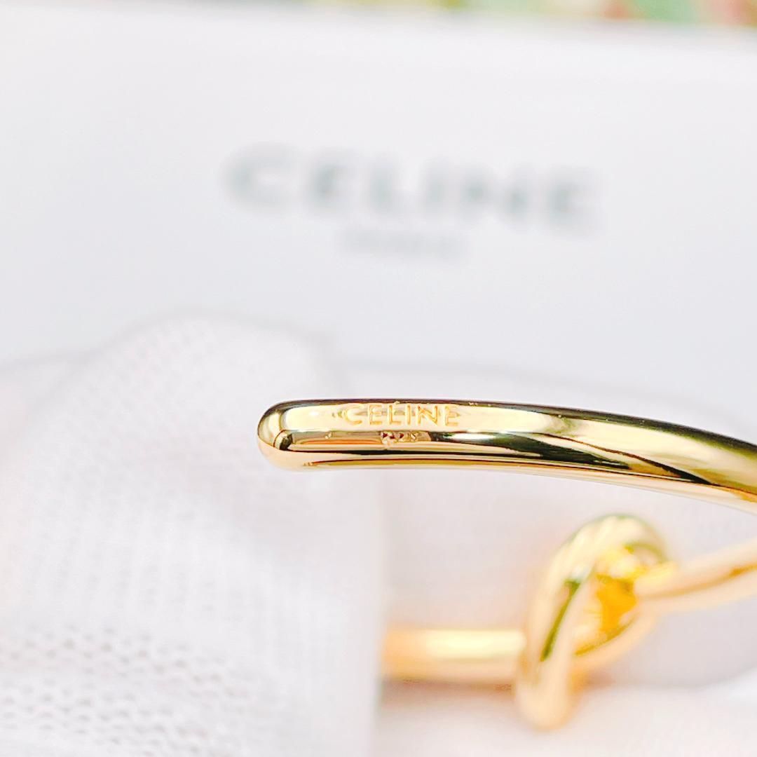 ◇セリーヌ◇ 新品仕上済 CELINE ノット エクストラシンブレスレット