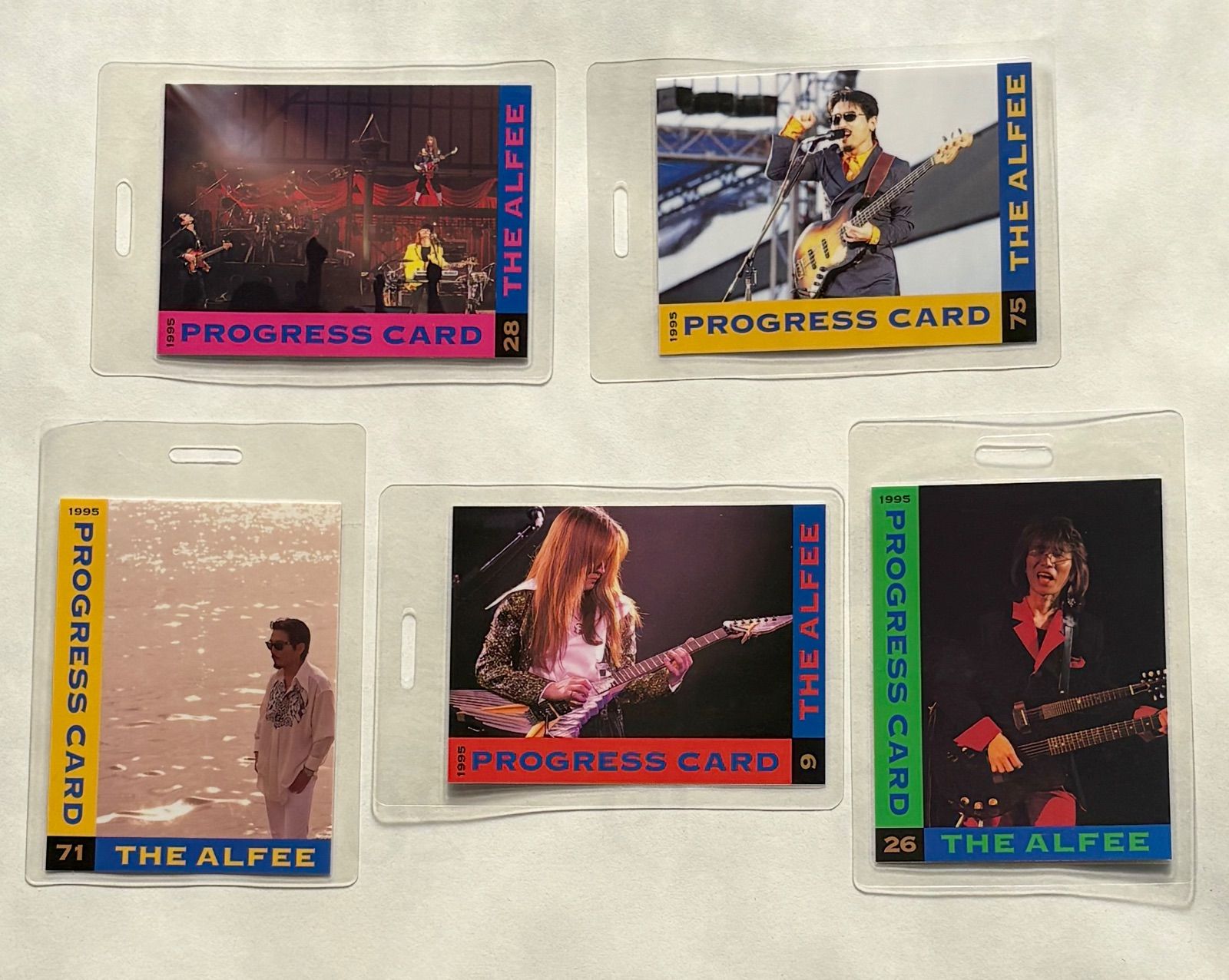 THE ALFEE グッズ PROGRESS CARD トレカ 5枚セット -2 - メルカリ