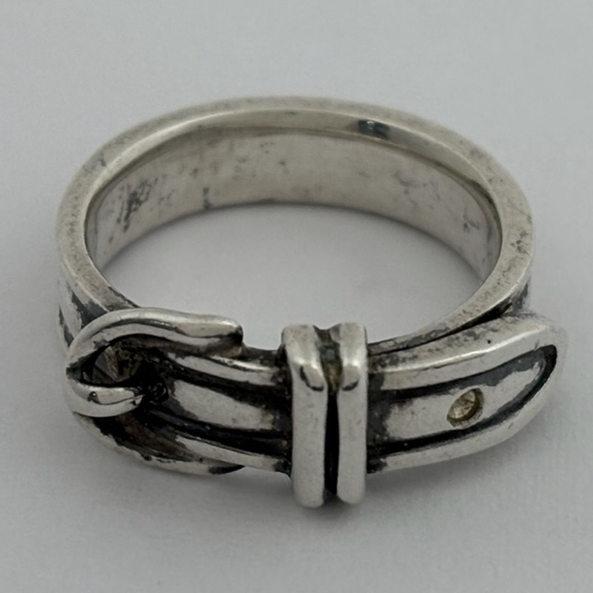 エルメス HERMES サンチュール リング 指輪 ベルトモチーフ リング 8号