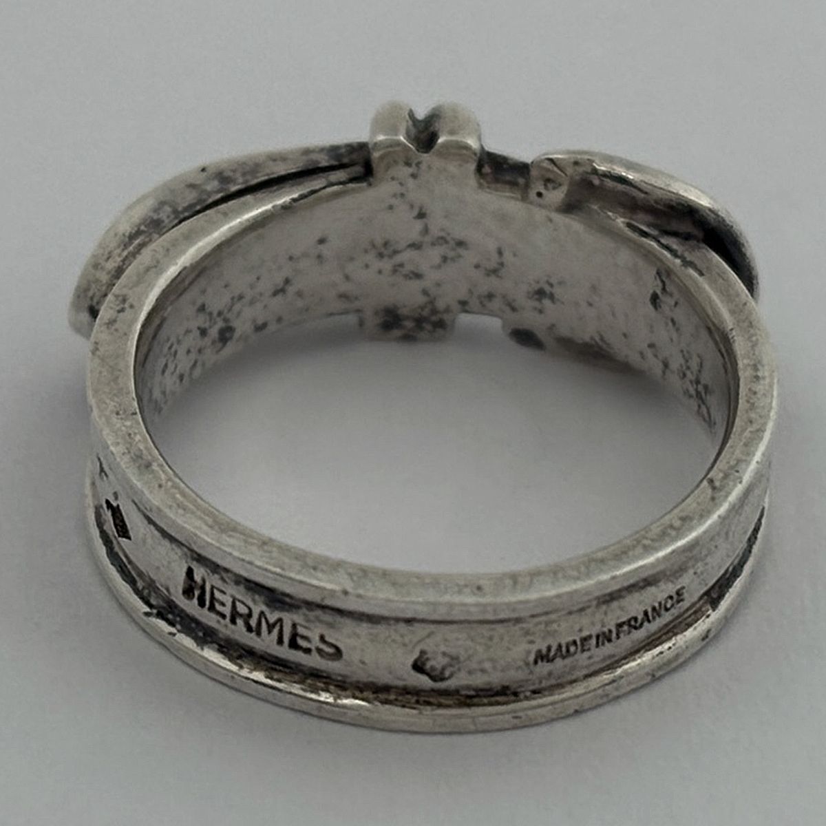 エルメス HERMES サンチュール リング 指輪 ベルトモチーフ リング 8号