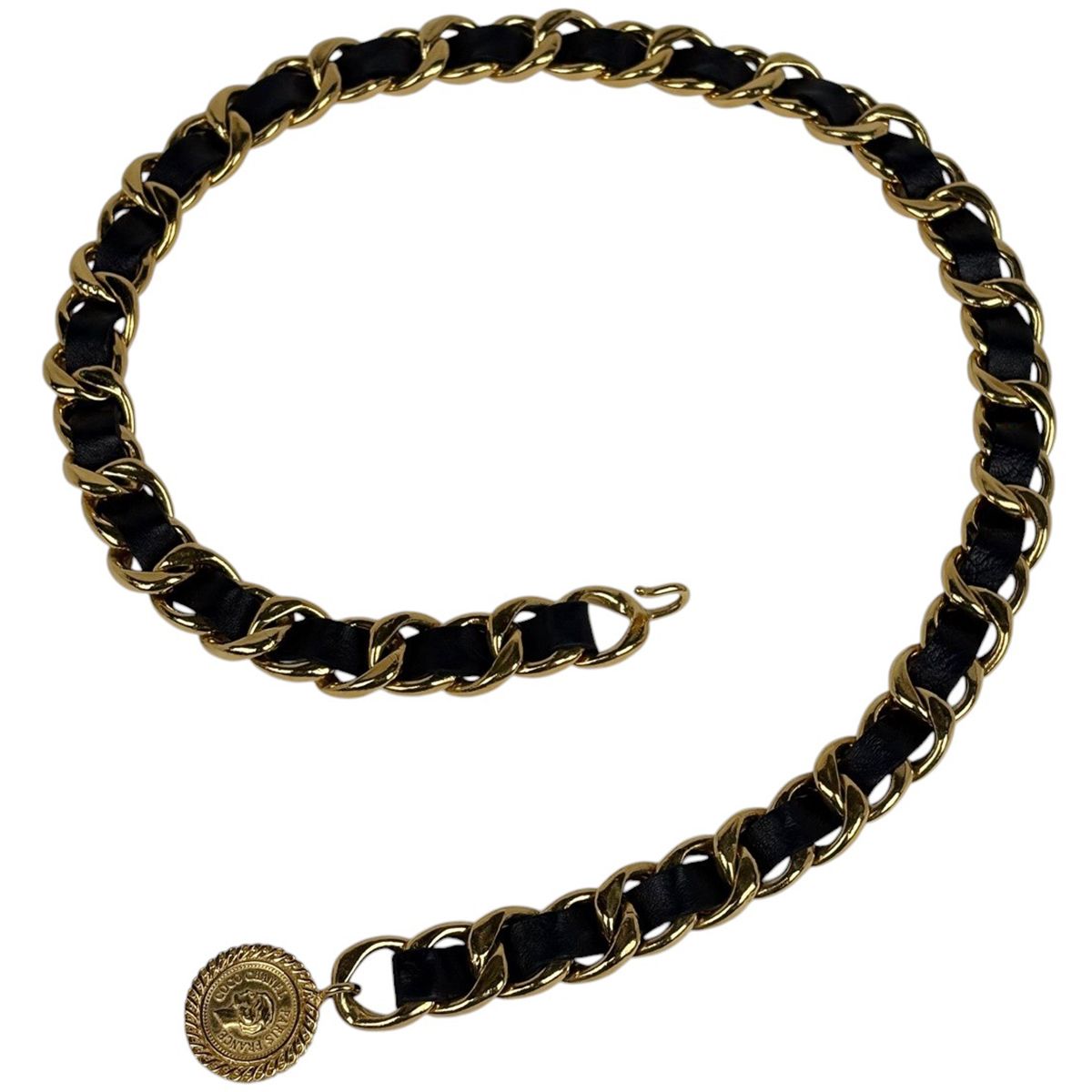 シャネル CHANEL ココマーク チェーンベルト CCマーク ベルト GP