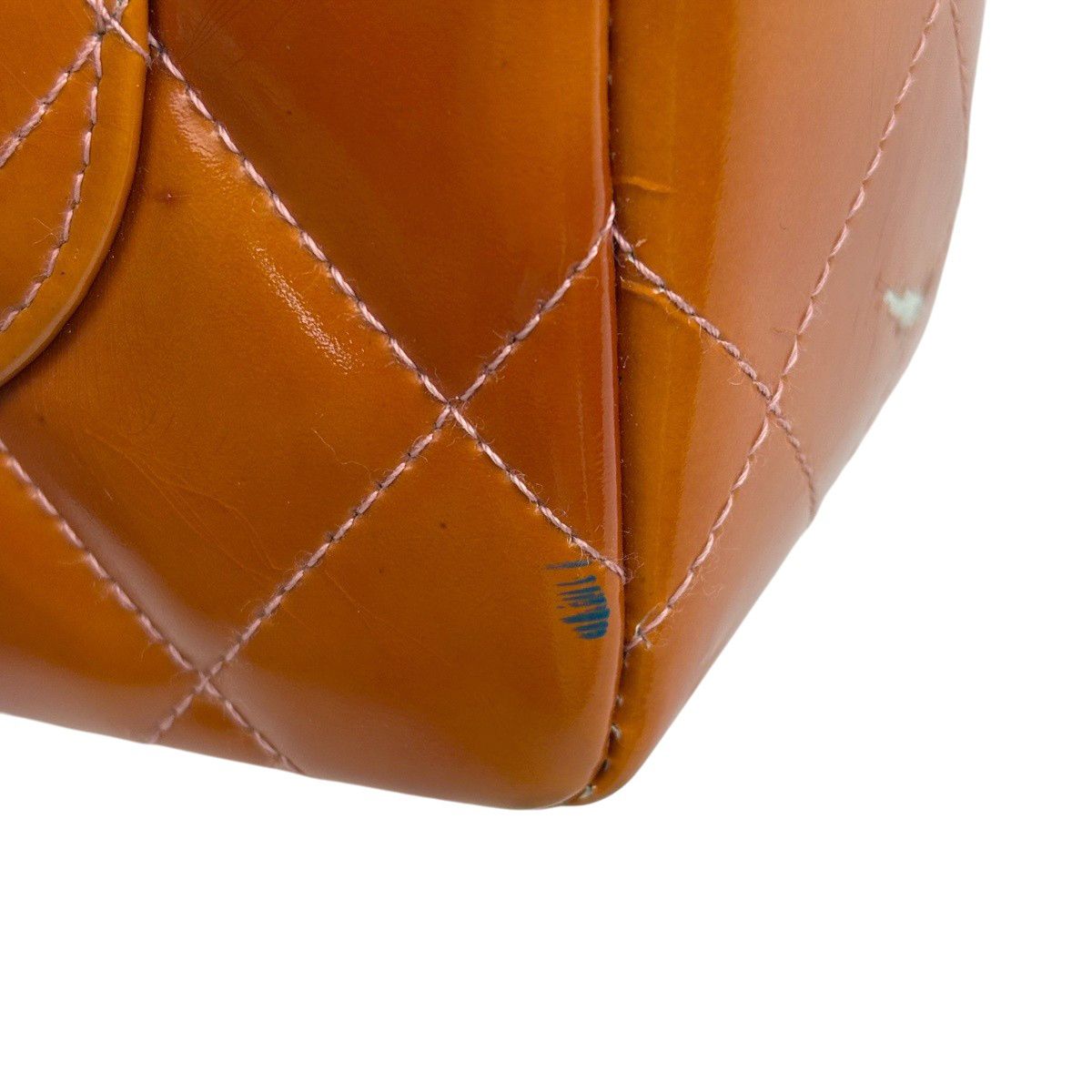 シャネル CHANEL ココマーク チェーン ショルダーバッグ エナメル