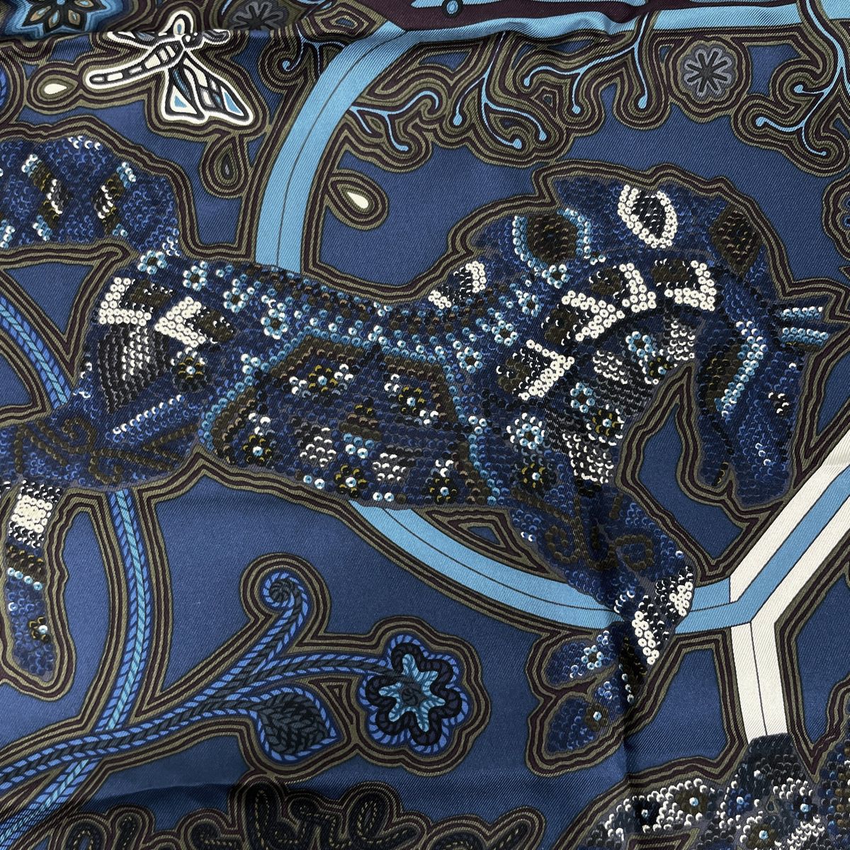 エルメス HERMES カレ 90 L'Arbre du Vent 風の大樹 スカーフ シルク