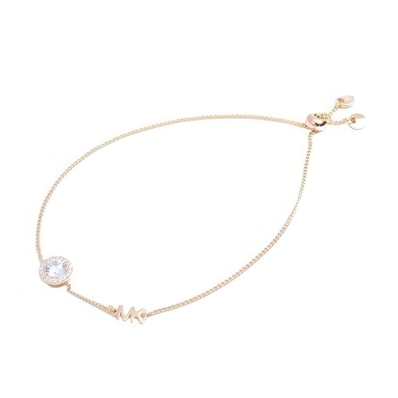 ギフト対応可 マイケルコース MICHAEL KORS ブレスレット MKロゴ キュービックジルコニア ローズゴールド レディース ブランド おしゃれ 記念 プレゼント ギフト