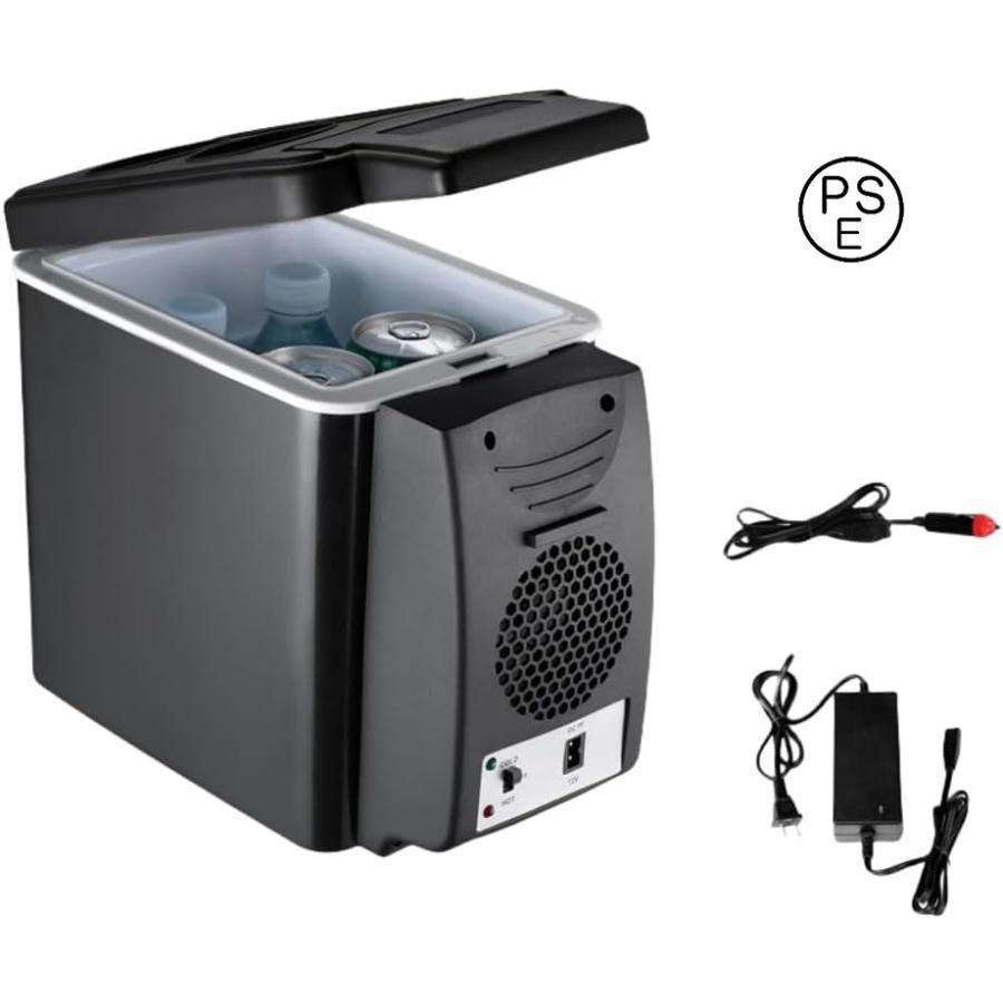 大好評 車載冷蔵庫 ポータブル冷蔵庫 小型 6 L 保温保冷庫 5℃〜65℃ DC 12 V クーラーボックス ミニ冷温庫 ポータブル コンパクト Lアップグレード対応車両用タイプ