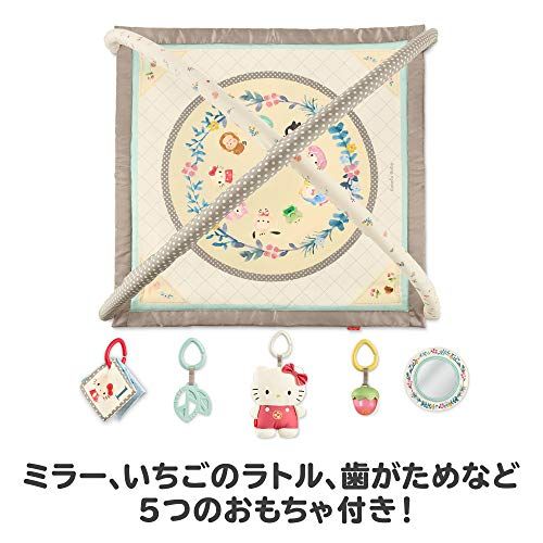 フィッシャープライス fisher price サンリオベビー ミュージカル ジム 0カ月 知育玩具 布おもちゃ GXC 10