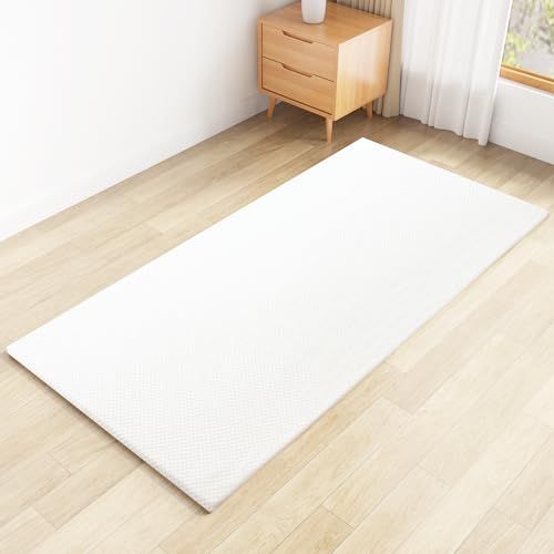 マットレス 高反発 シングル Gaberpho トッパー 硬め 折りたたみ 洗えるカバー 硬さ180 N 寝返りサポート 体圧分散 通気 抗菌防臭 防ダニ 滑り止め エコテックス認証済み 収納袋付き 並行輸入品