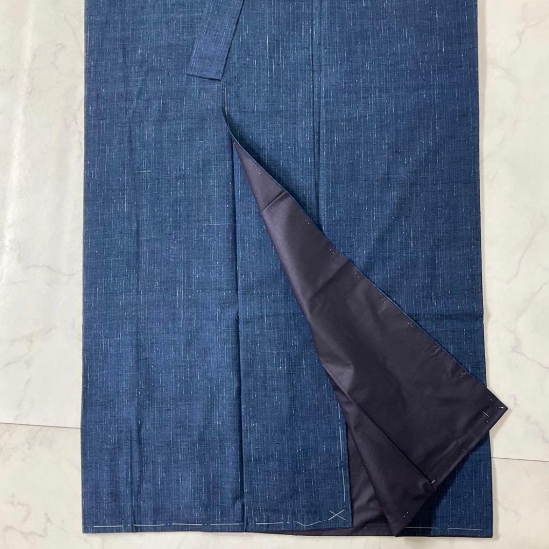  ⬛️kimomo one⬛️男前屋⬛️ 同然⬛️男着物⬛️上條紬⬛️正絹⬛️袷⬛️仕付け糸付き⬛️裄67 5着丈137 5⬛男着物男長羽織男襦袢男袴角帯男帯 着物 着物 浴衣