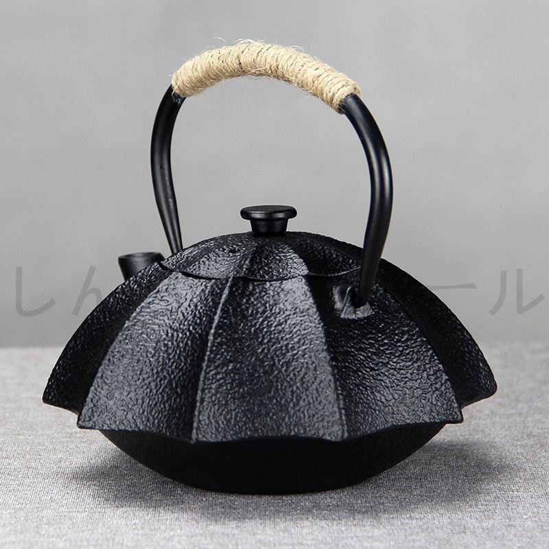 鉄瓶 鉄器 鉄急須 茶道具 煎茶道具 600ml（茶こし付） 茶器 キャンプ