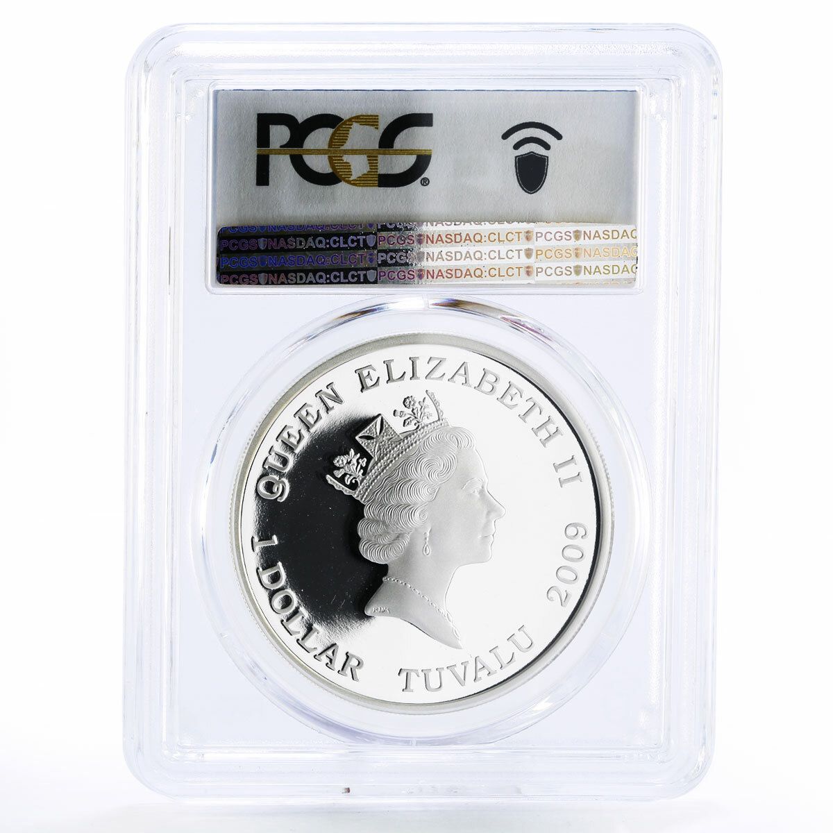 ツバル 1ドル ヘイスティングスの戦い バイキング PR70 PCGS カラー