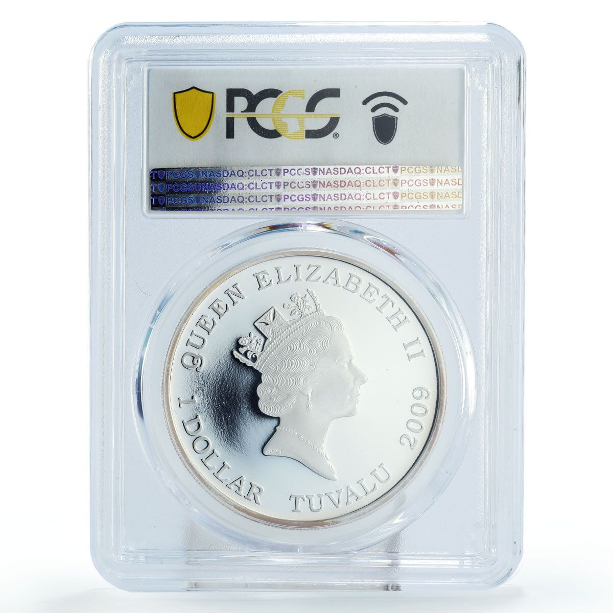 ツバル 1ドル カンナエの戦い レギルス PR70 PCGS カラー銀貨 2009年