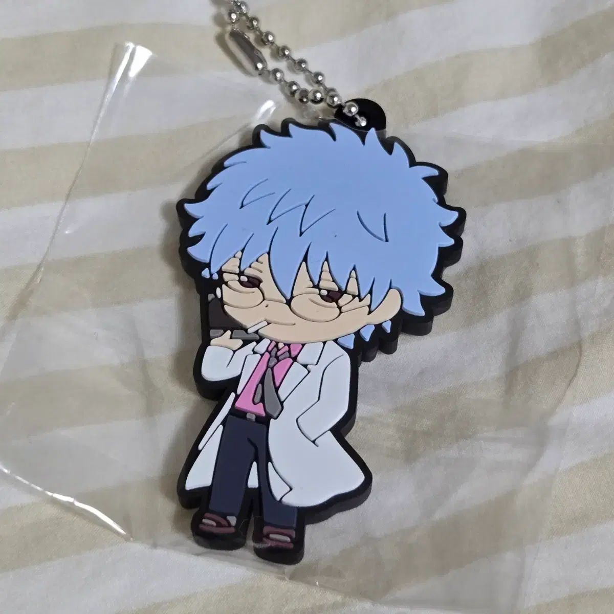 銀魂 3年Z組銀八先生 ラバーストラップ ラバーチャーム キーホルダー