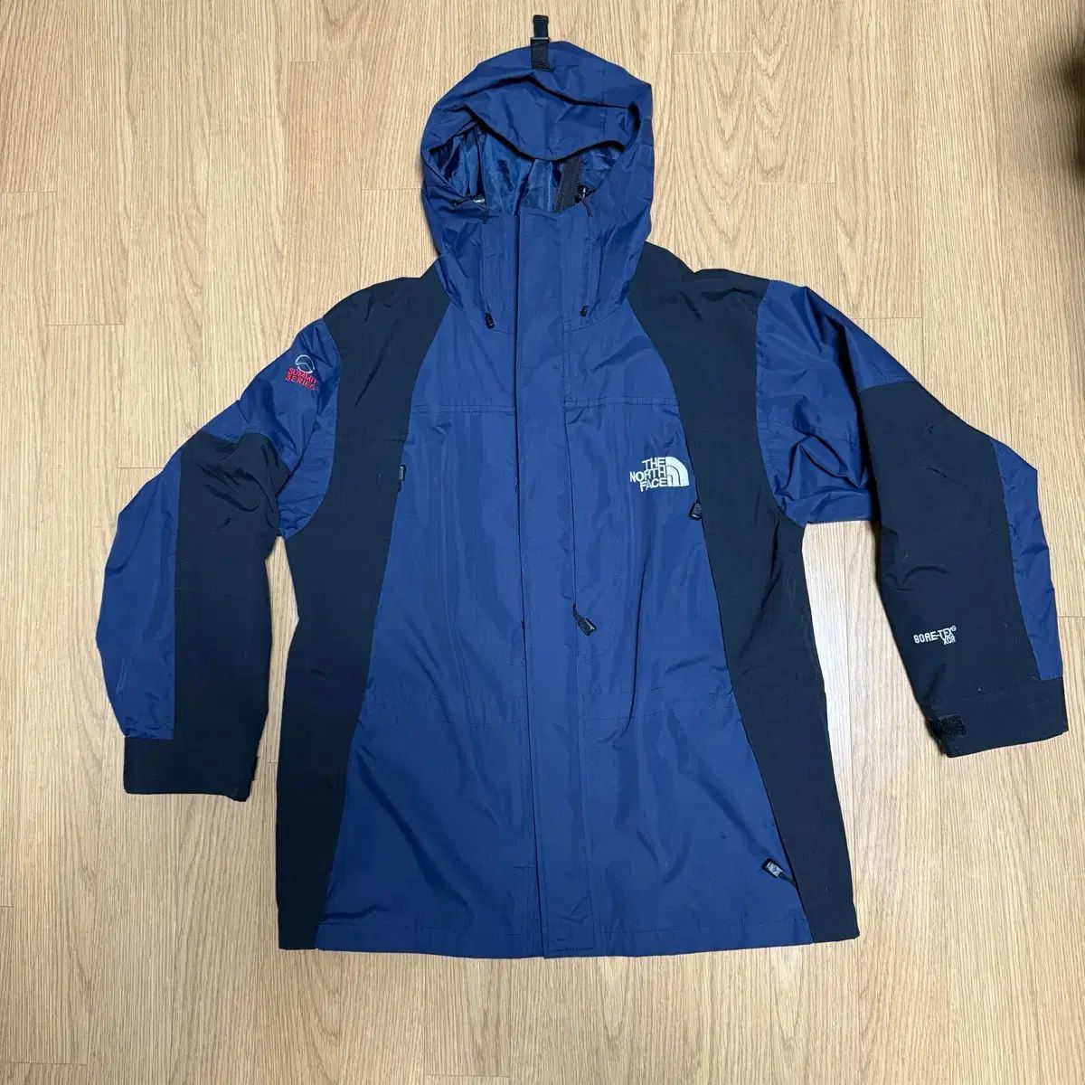 XL THE NORTH FACE ザノースフェイス サミット 青色 GORE TEX ゴアテックス ジャケット フリース 取り外し
