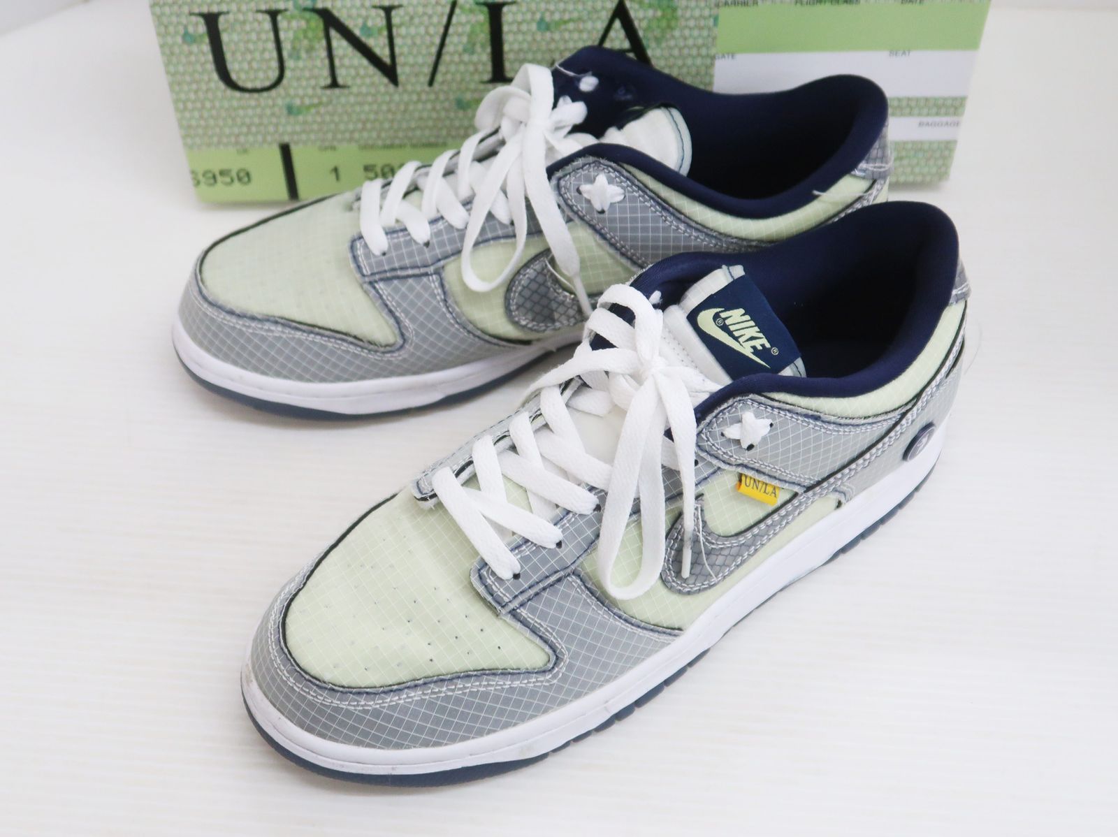 1829 NIKE ナイキ × UNION ユニオン DUNK LOW Pistachio ダンク ロー DJ 9649-401 スニーカー 27㎝