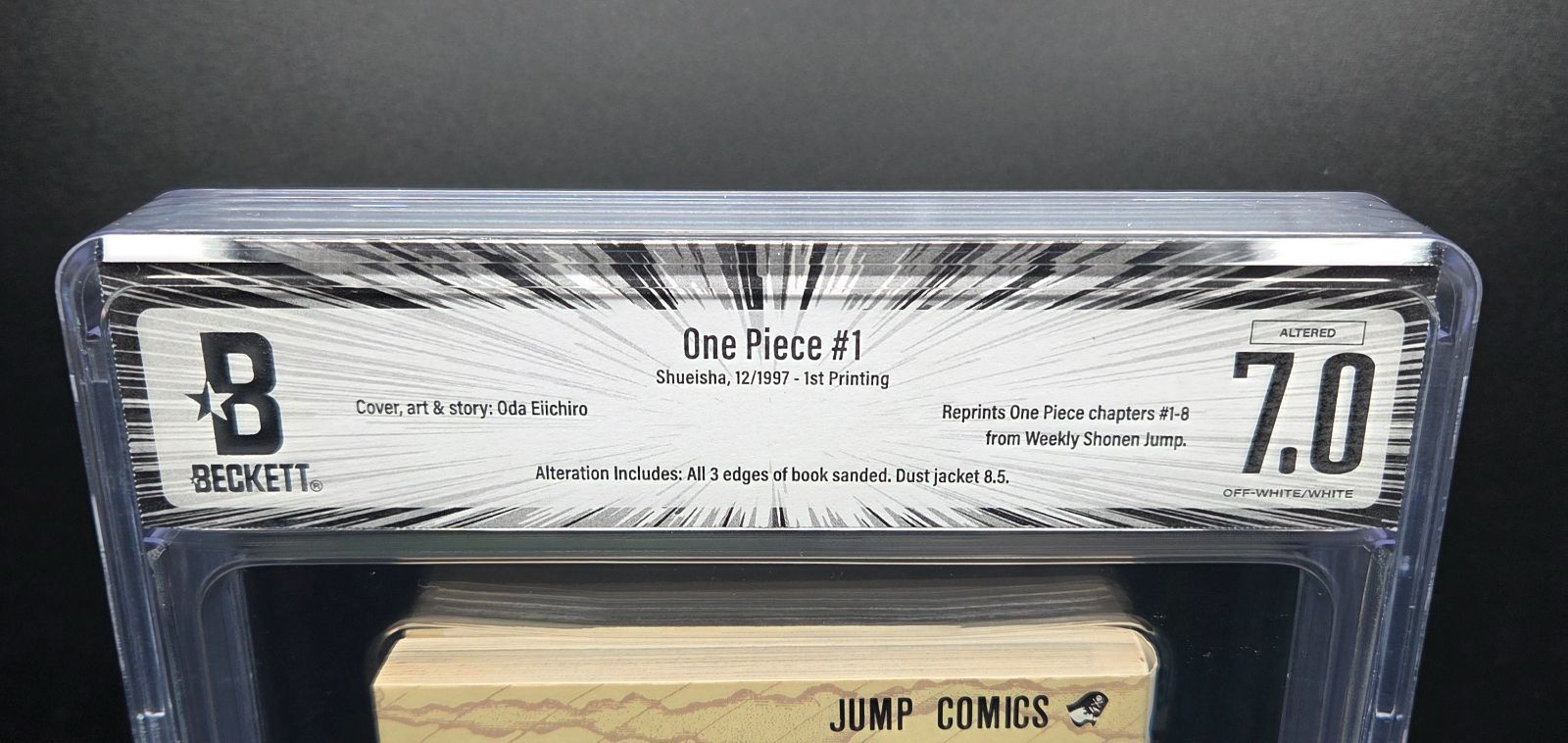 BGS 7.0 ONE PIECE ワンピース 1巻 Vol.1 初版 1 st Printing Beckett Graded Manga Book 1997年 鑑定済 漫画 尾田栄一郎 Eiichiro Oda Collector