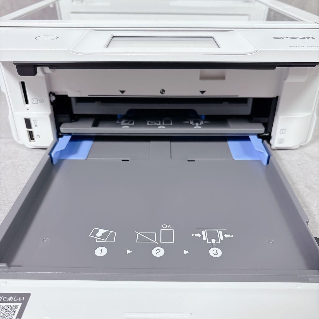 V476 EPSON EP-879AW 6色 インクジェットプリンター 複合機 - メルカリ